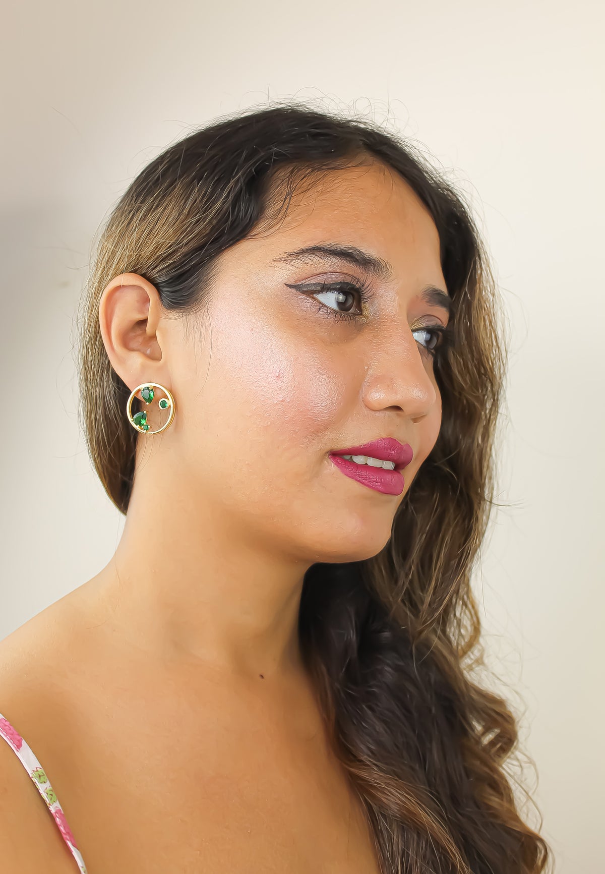 Ajman earrings bombay sunset