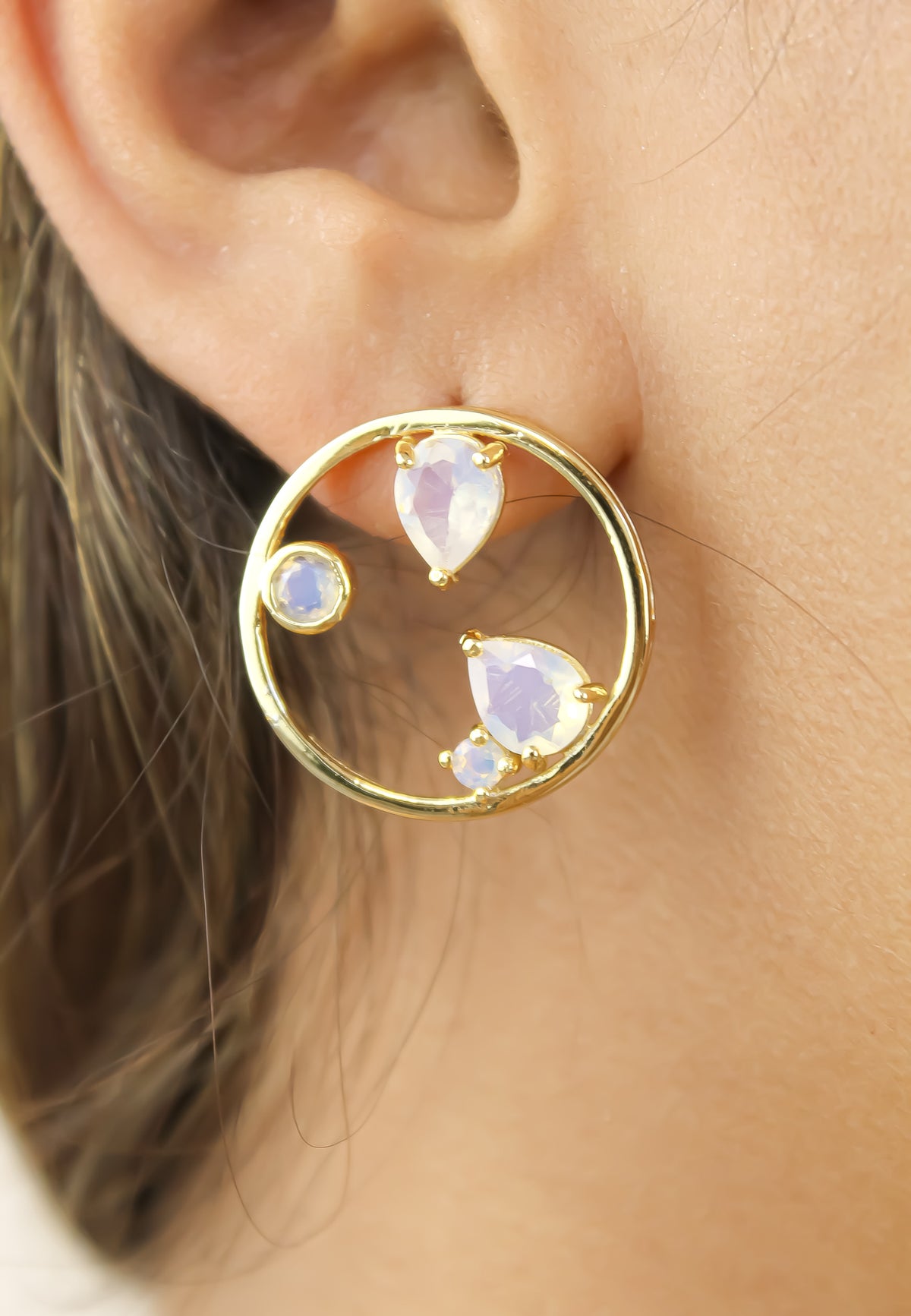 Ajman earrings bombay sunset