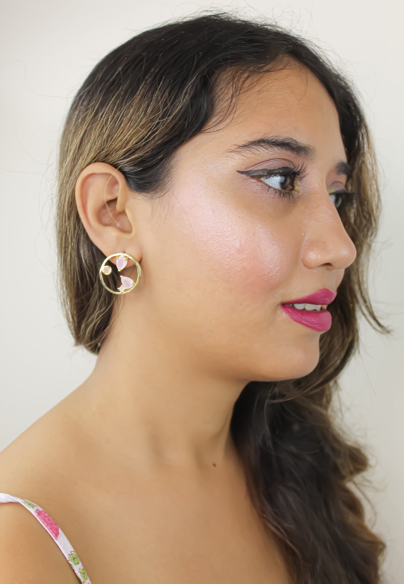 ajman earrings Bombay Sunset