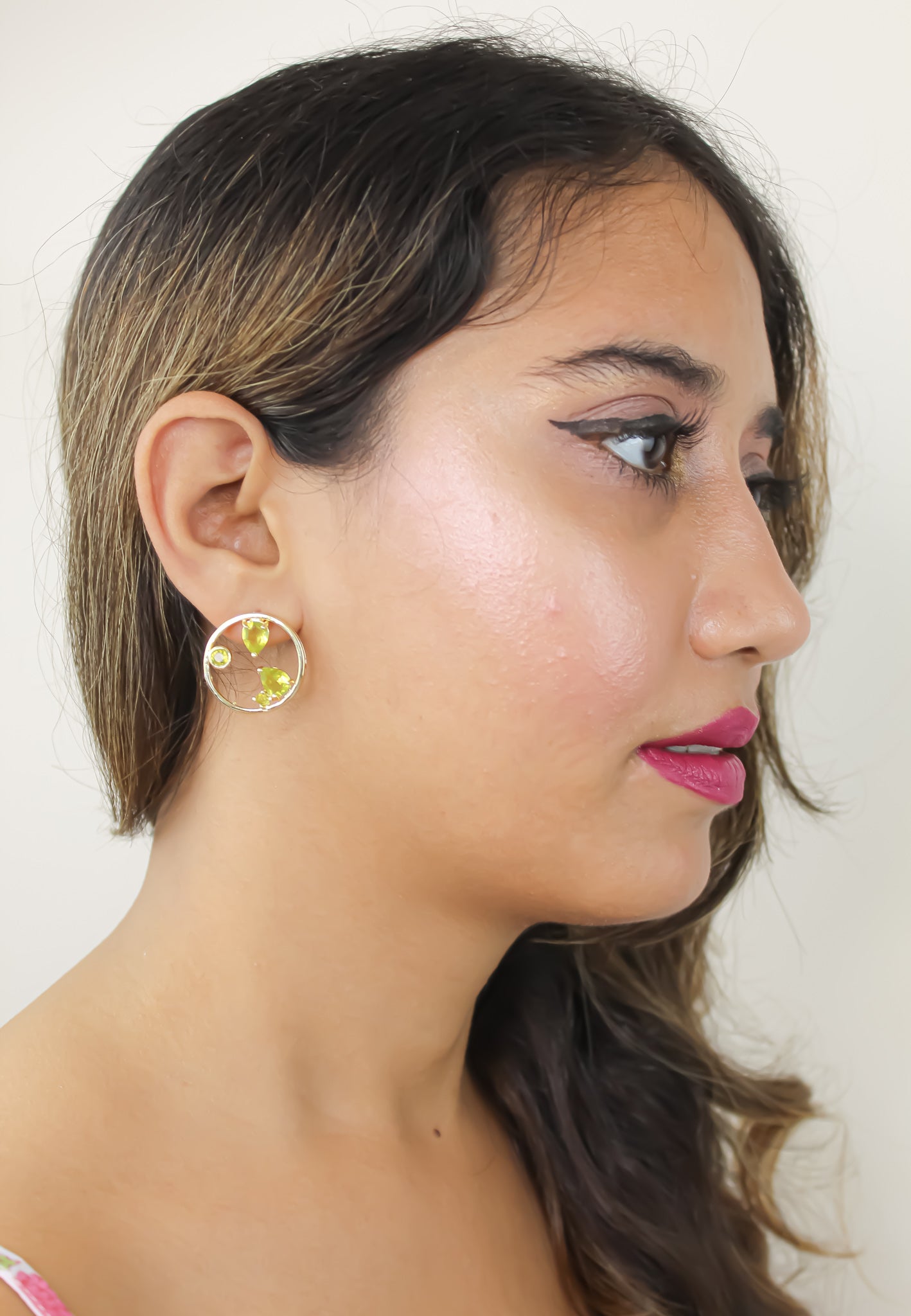 ajman earrings Bombay Sunset