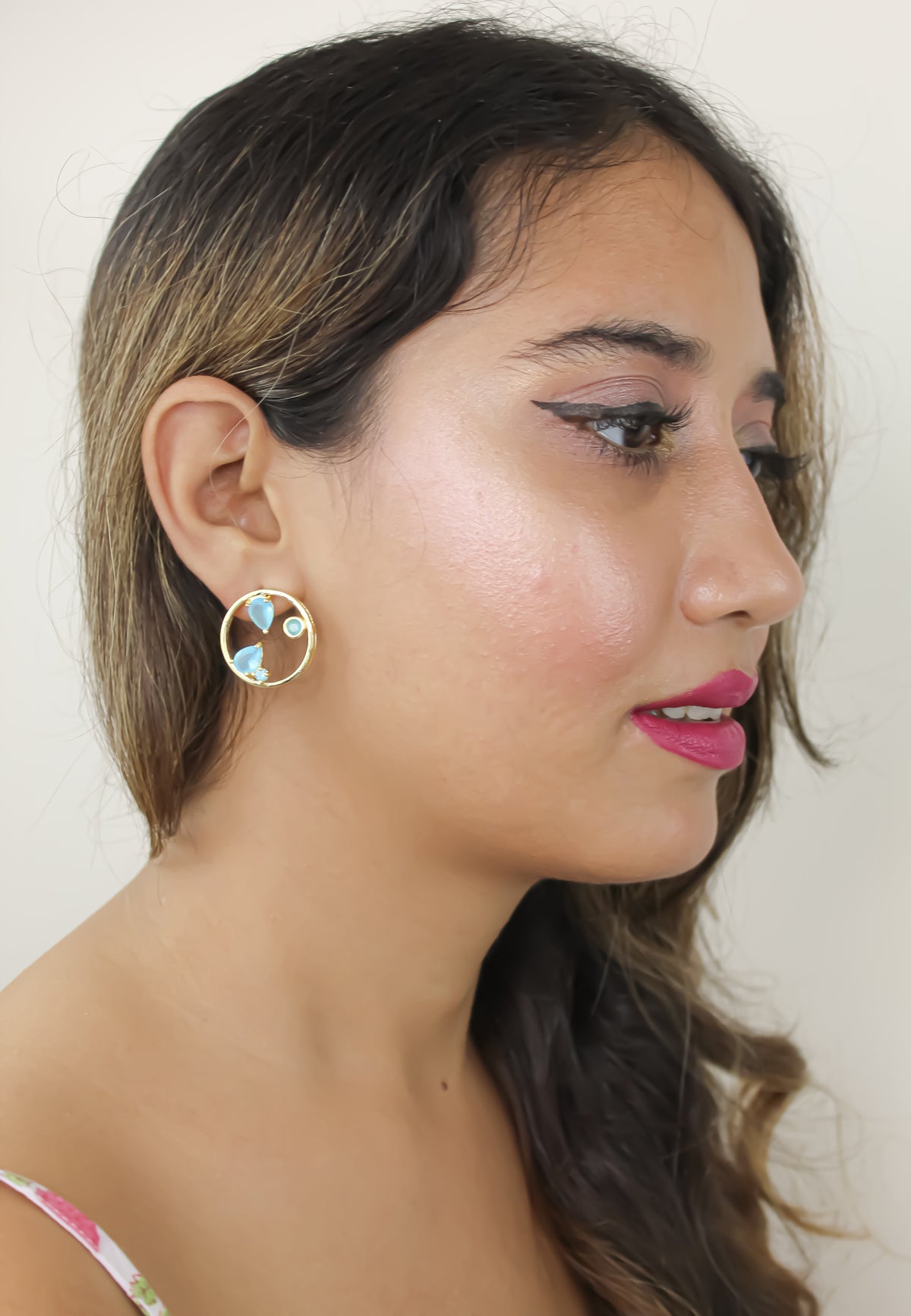 ajman earrings Bombay Sunset