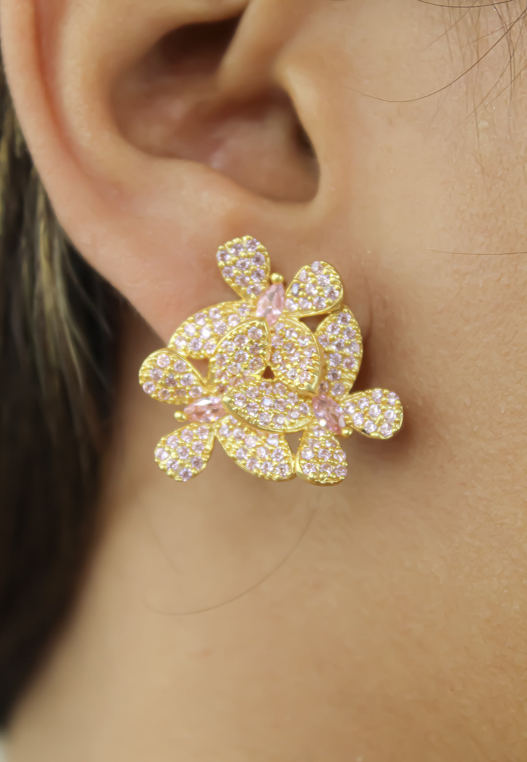 Pendientes con mariposa africana Bombay Be Sunset