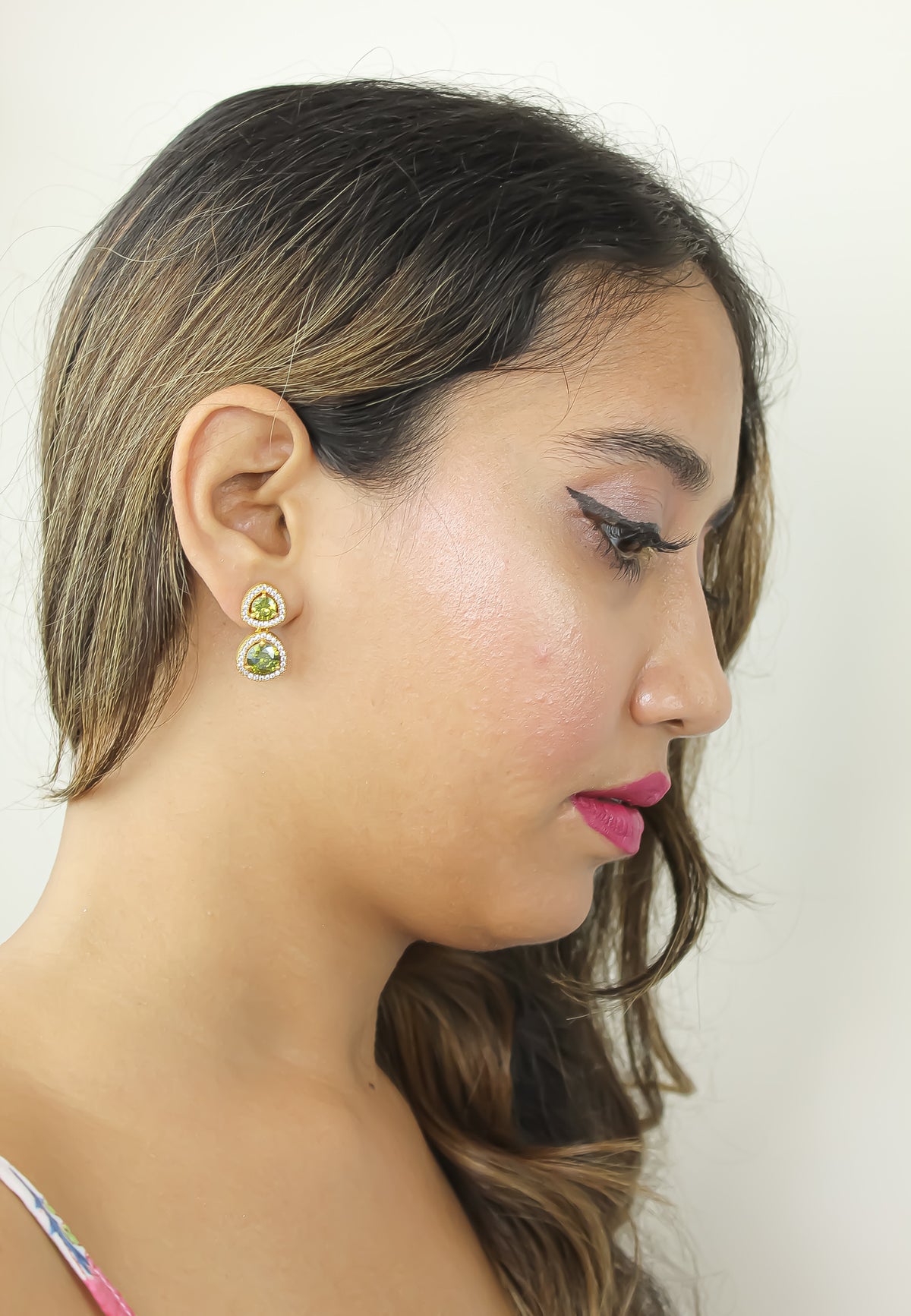 Nikobar stone earrings below 50 boda bodas fiesta invitada bombay sunset