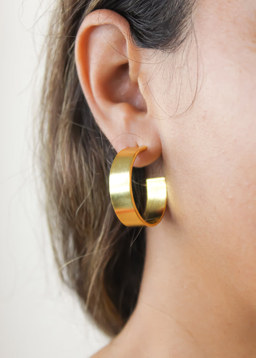 Arabia Hoop Earrings Bombay Sunset