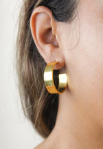 Load image into Gallery viewer, Arabia Hoop Earrings Bombay Sunset
