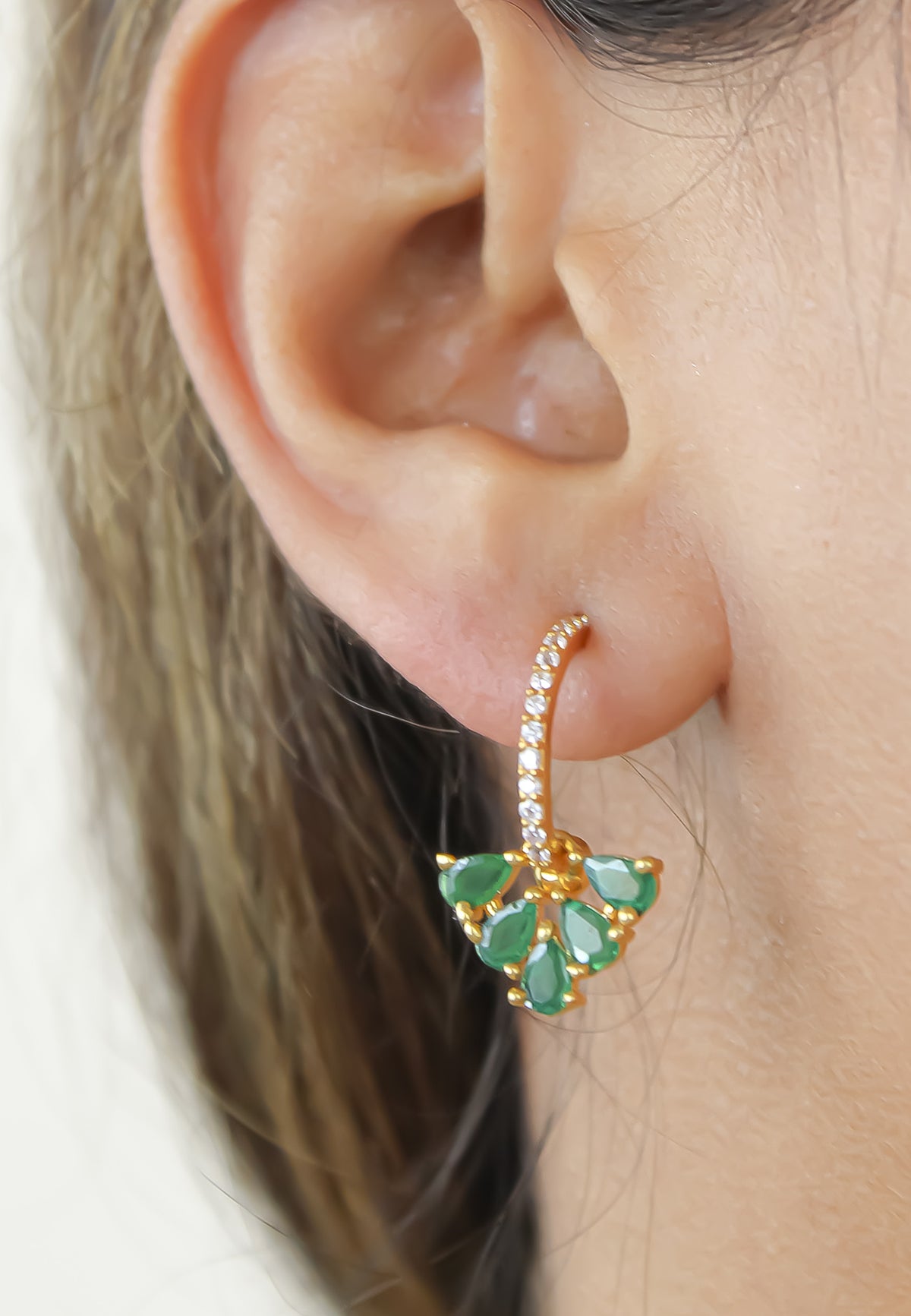 Bindweed earrings bombay sunset