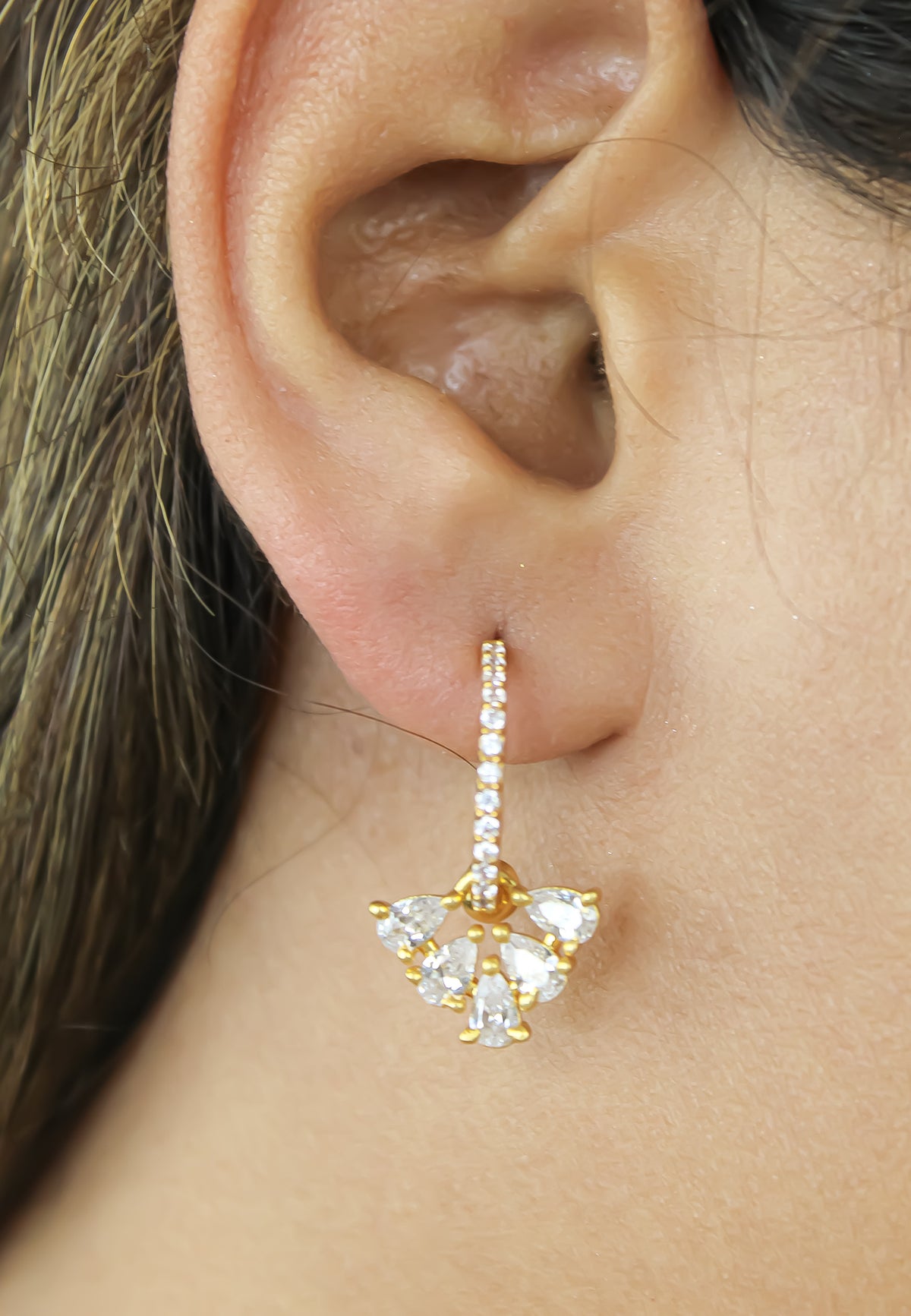 Bindweed earrings bombay sunset