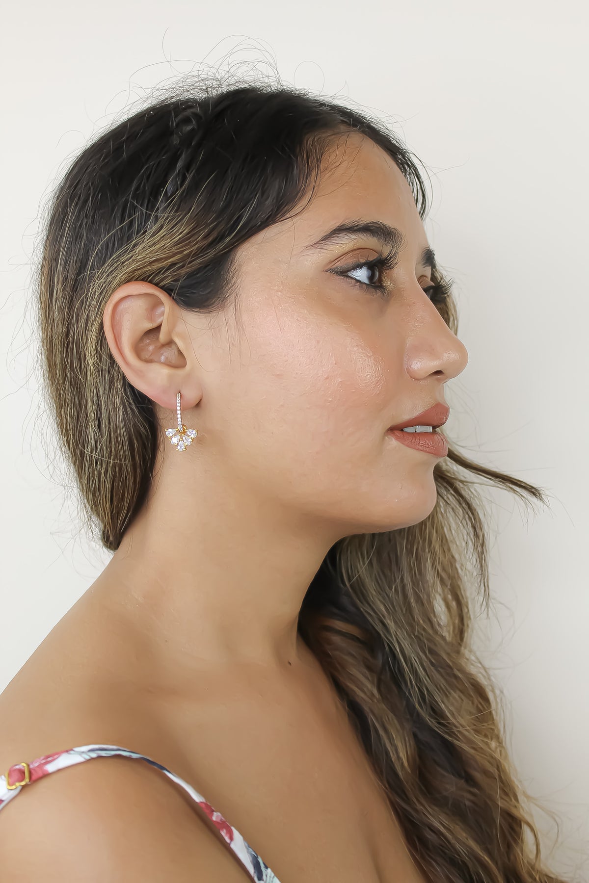 bindweed earrings Bombay Sunset