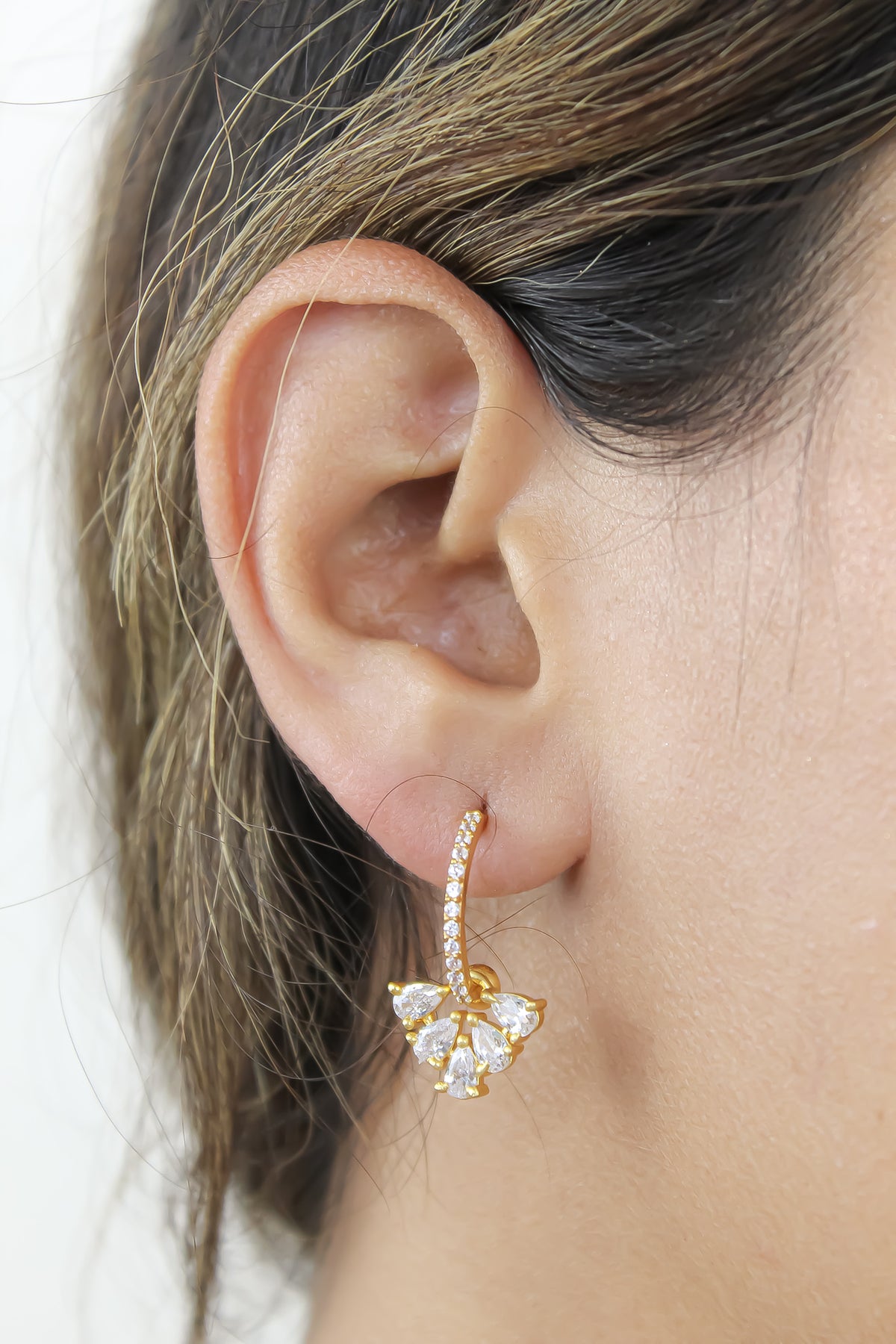 Bindweed earrings bombay sunset