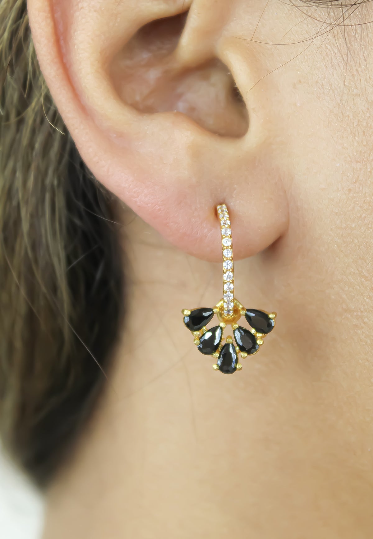 Bindweed earrings bombay sunset