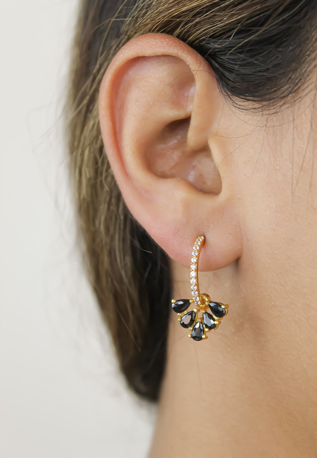 Bindweed earrings bombay sunset