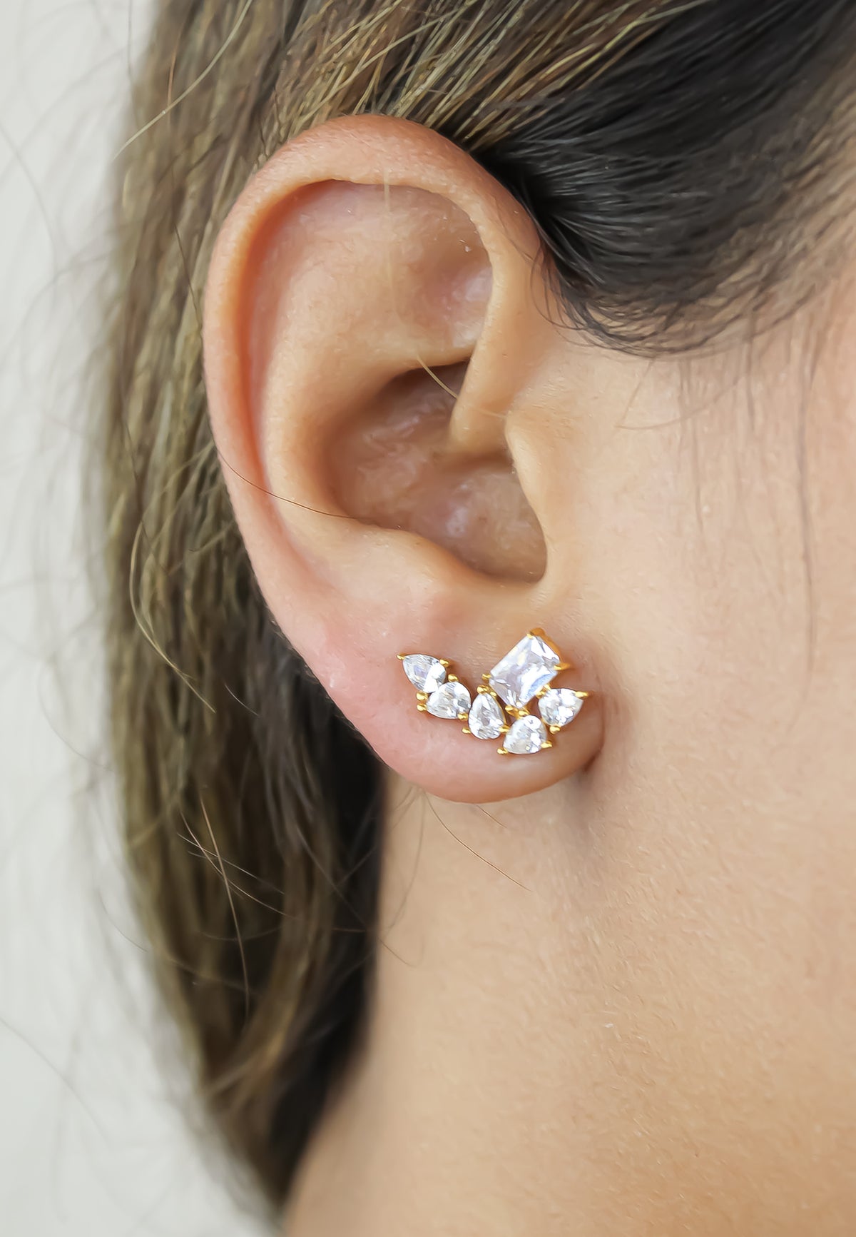 Tweet earrings bombay sunset