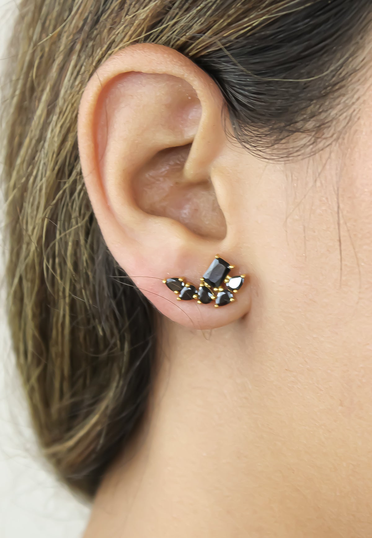Tweet earrings bombay sunset