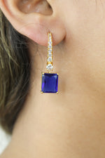 Load image into Gallery viewer, golden benares earrings Bombay Sunset
