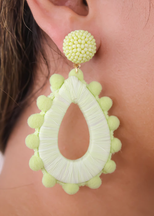 Mayari Lime Earrings Bombay Sunset