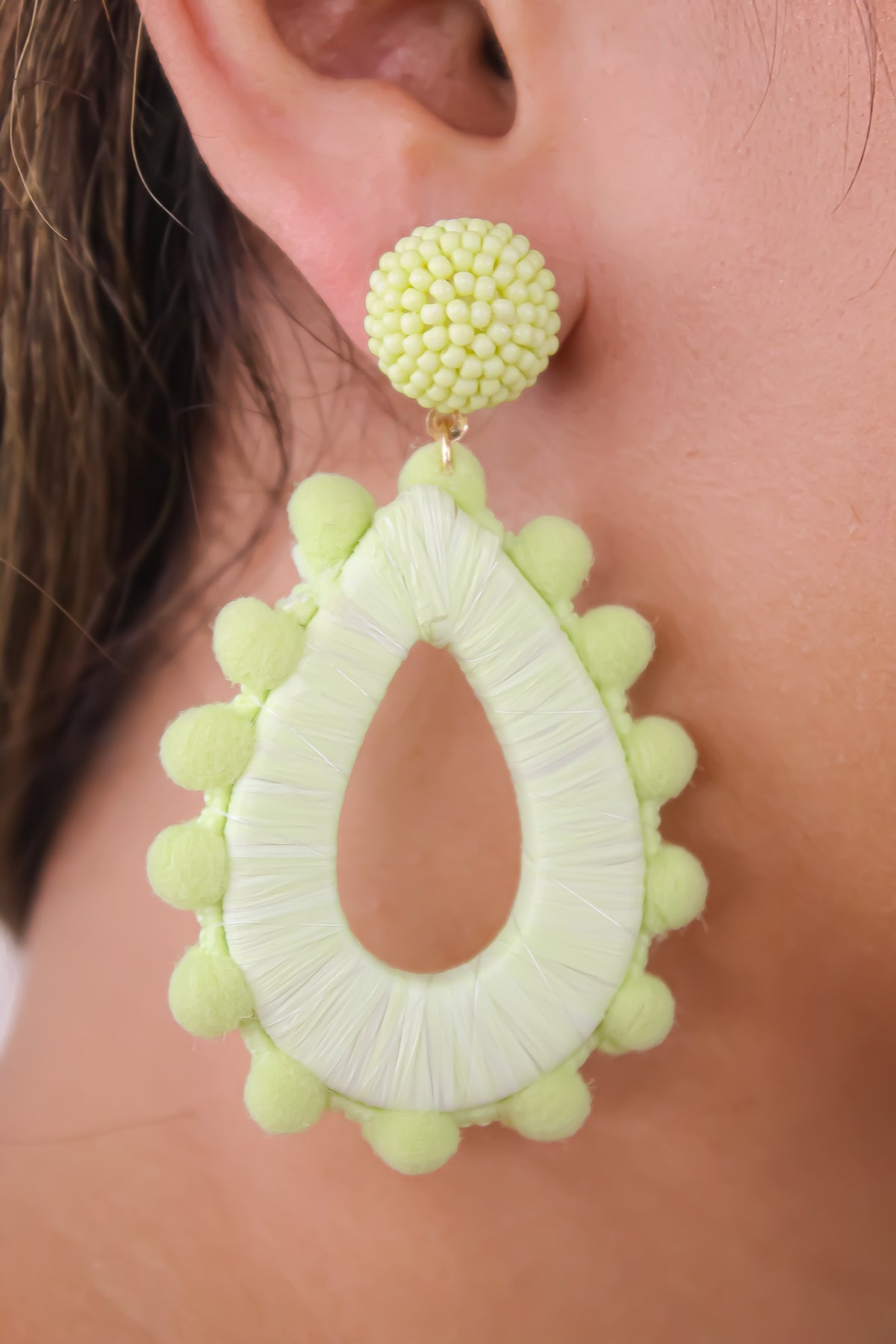Mayari lime earrings bombay sunset