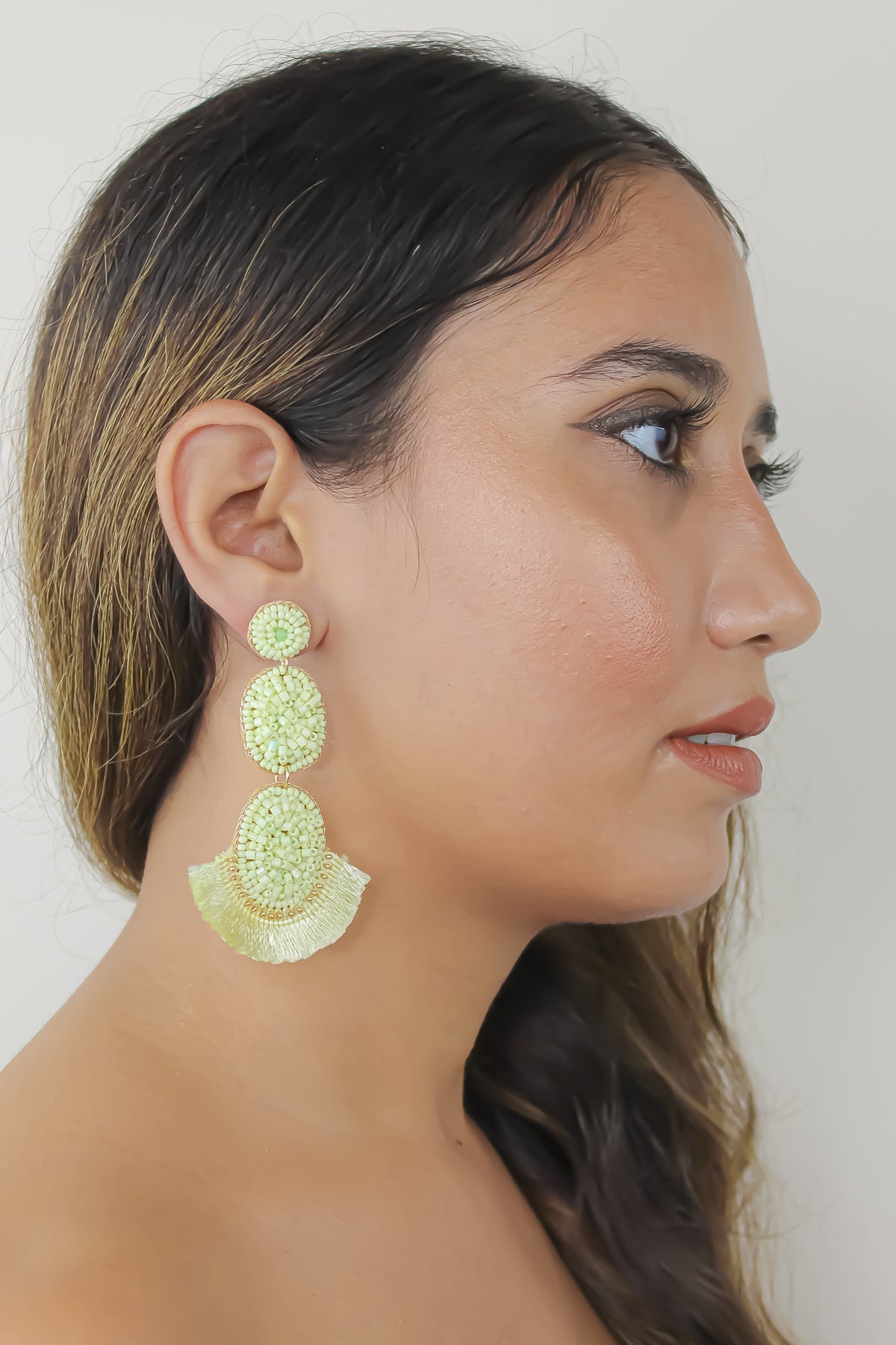 copy of el nicho lime earrings Bombay Sunset