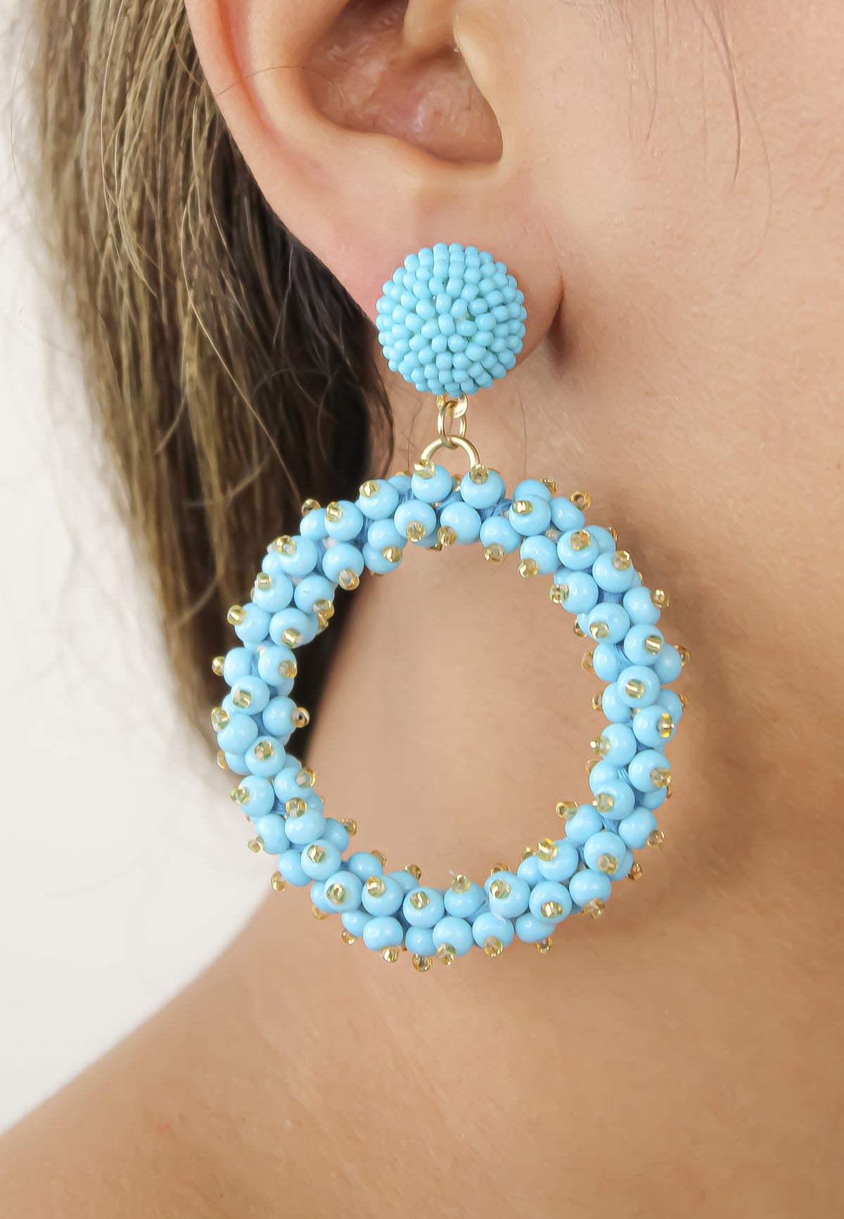 danzon turquoise earrings Bombay Sunset