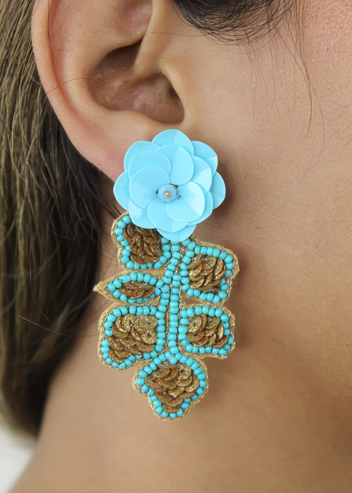 Cha Cha Turquoise Earrings Bombay Sunset