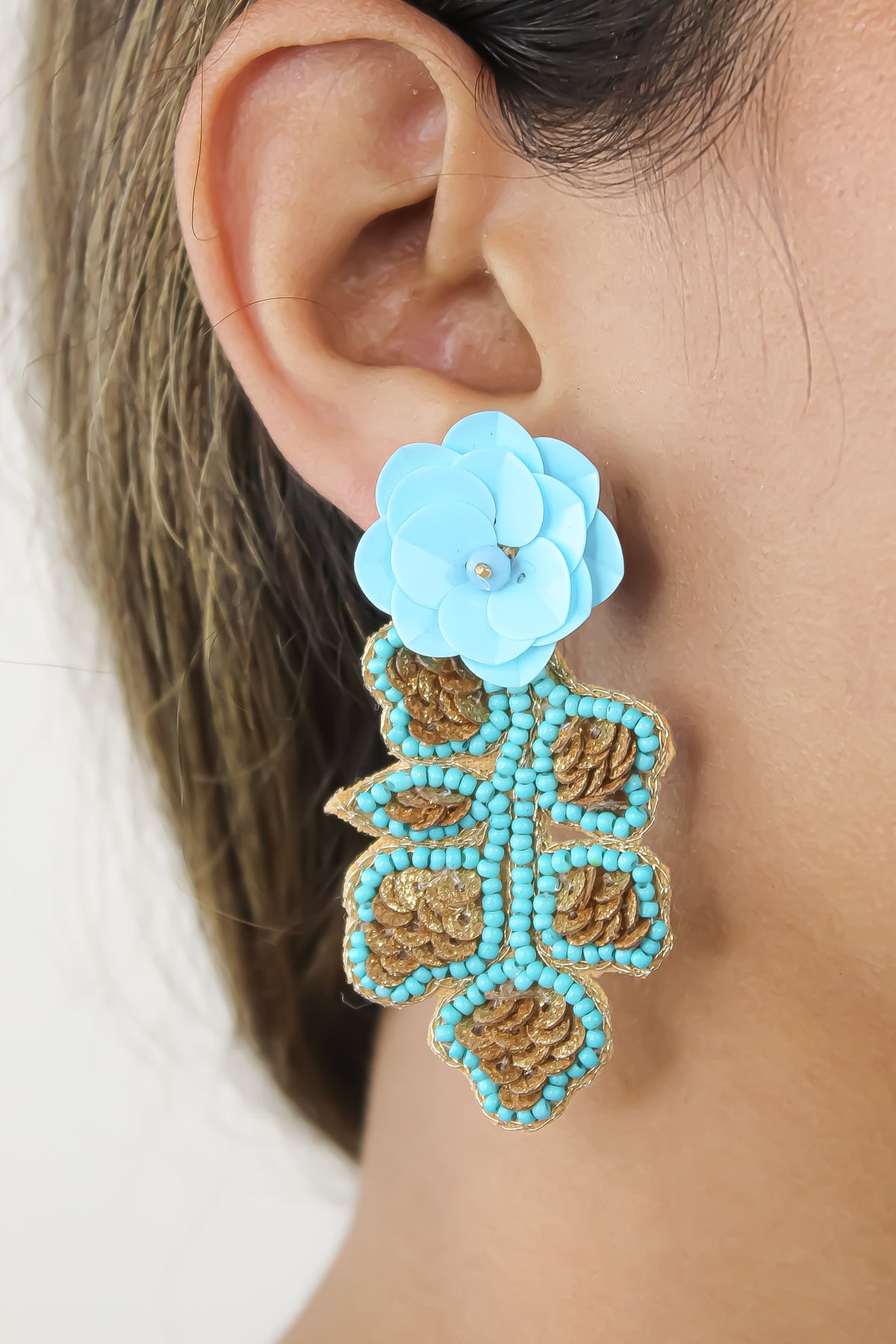 cha cha turquoise earrings Bombay Sunset