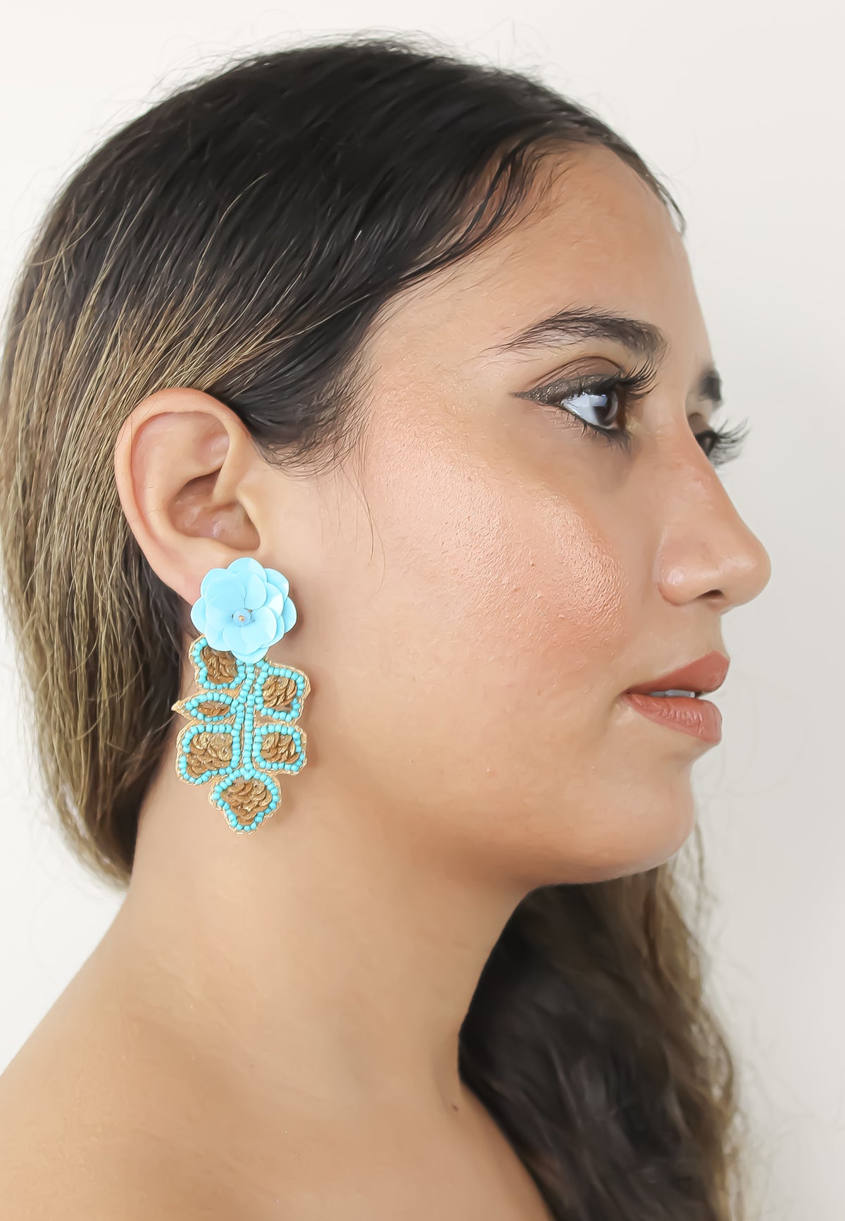 cha cha turquoise earrings Bombay Sunset