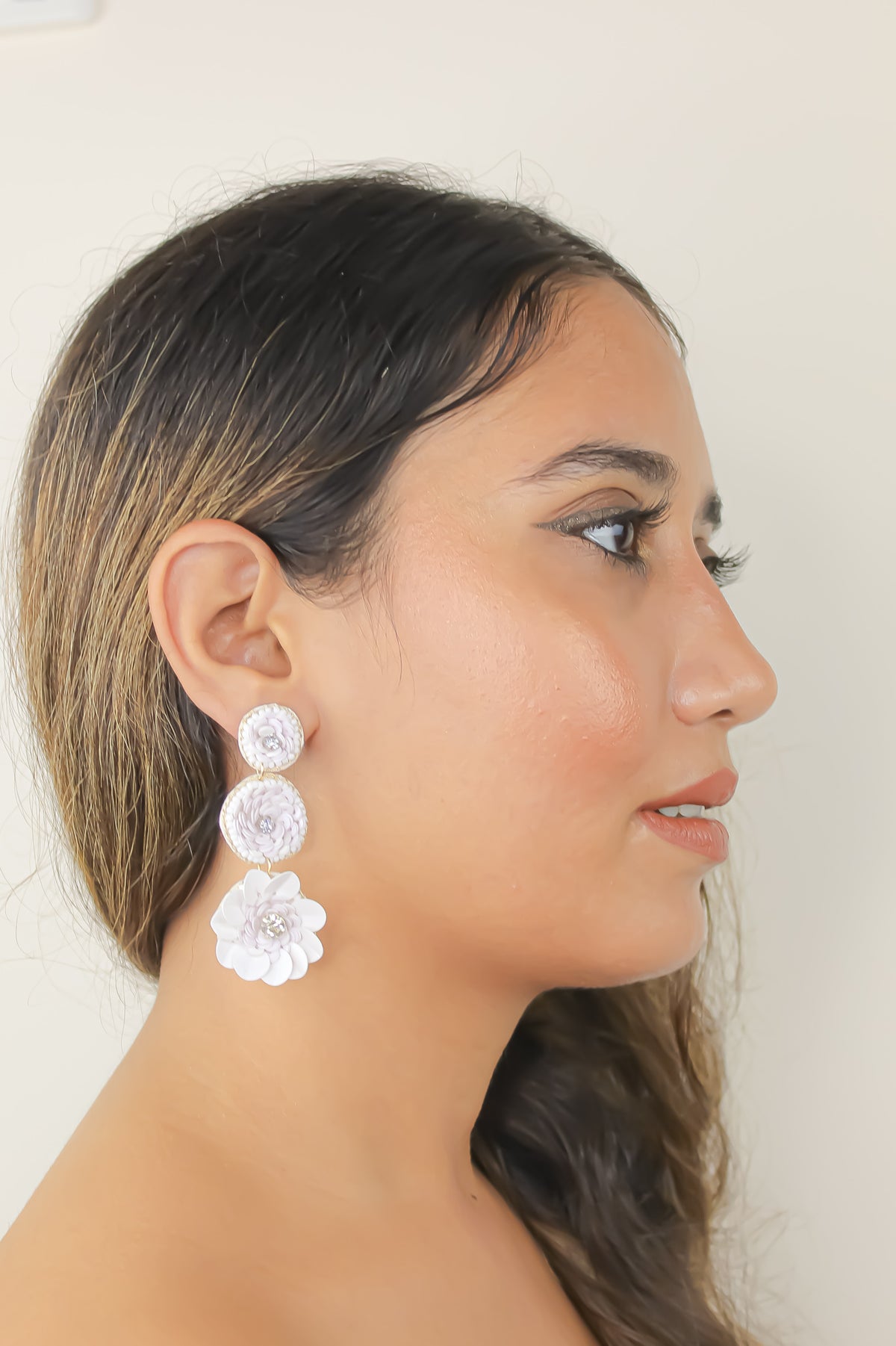 niquero earrings Bombay Sunset