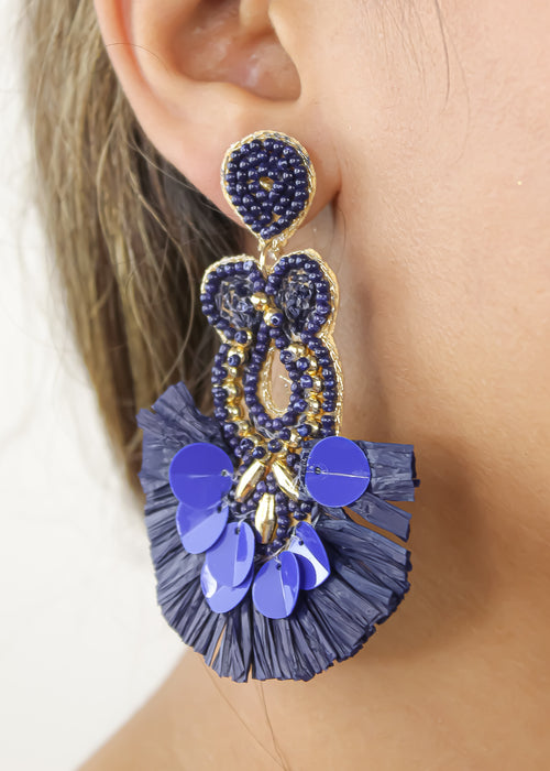 Mambo Blue Earrings Bombay Sunset