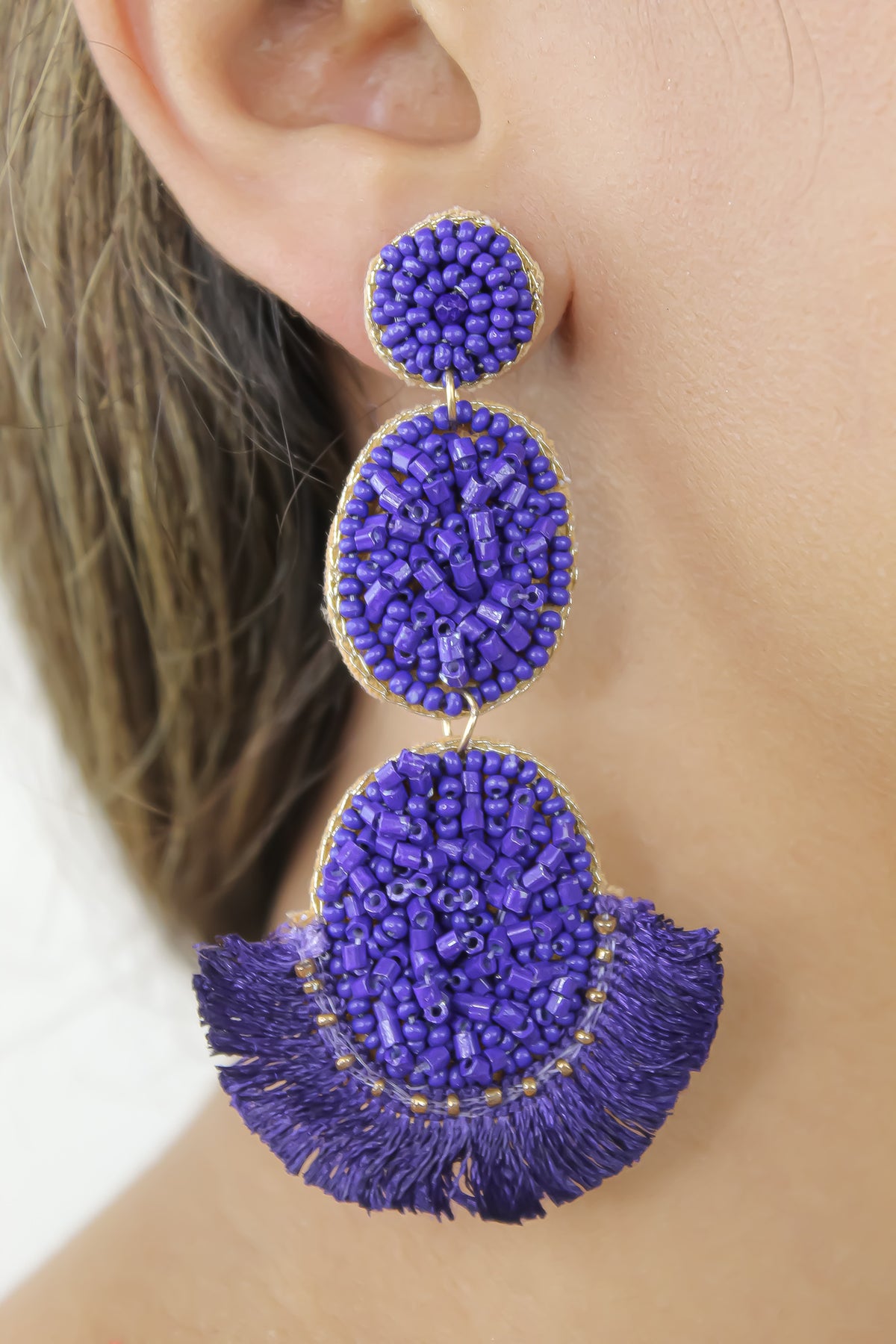 el nicho earrings Bombay Sunset