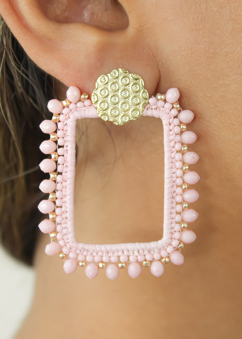 Rumba Pink Earrings Bombay Sunset