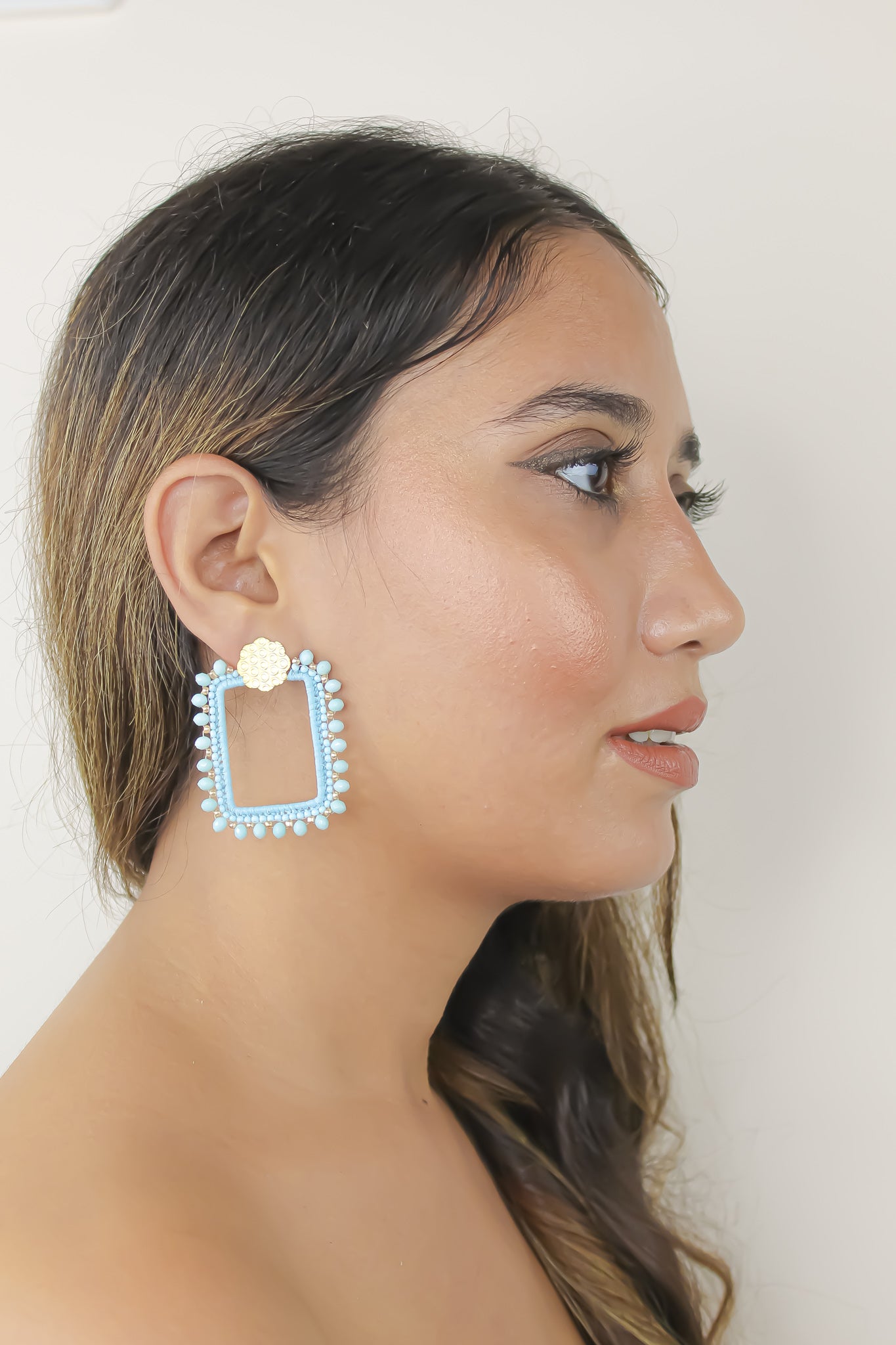 rumba earrings Bombay Sunset