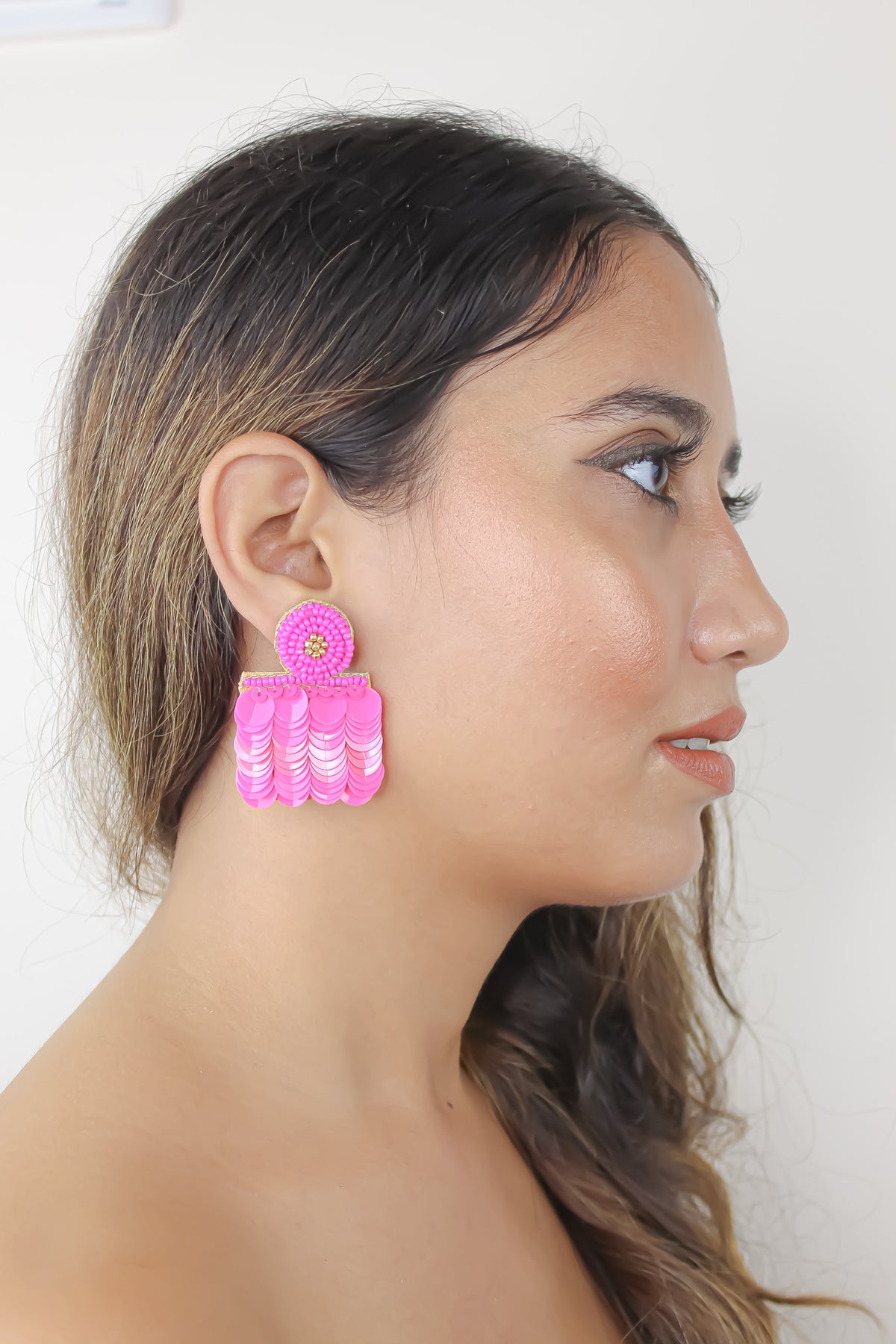 bolero earrings Bombay Sunset