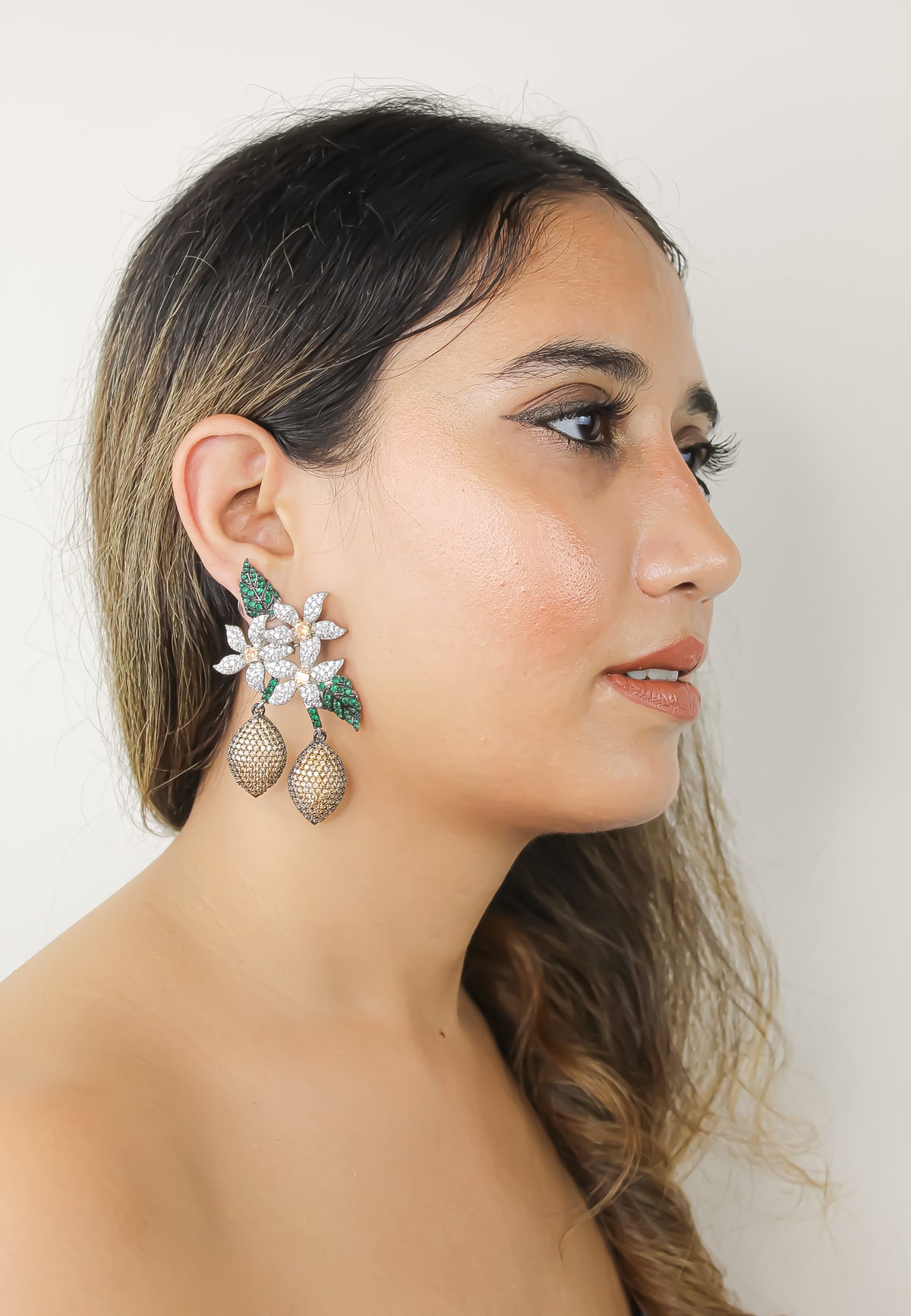 Zeus earrings bombay sunset