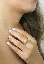 Load image into Gallery viewer, libra ring Bombay Sunset

