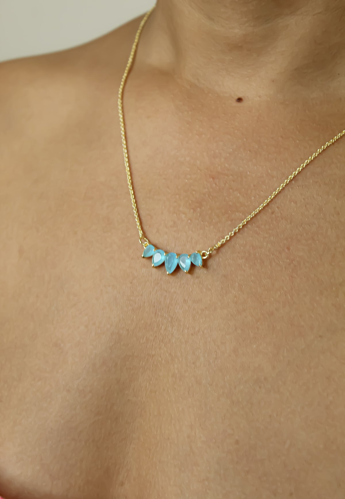 Sahara pendant necklace bombay sunset