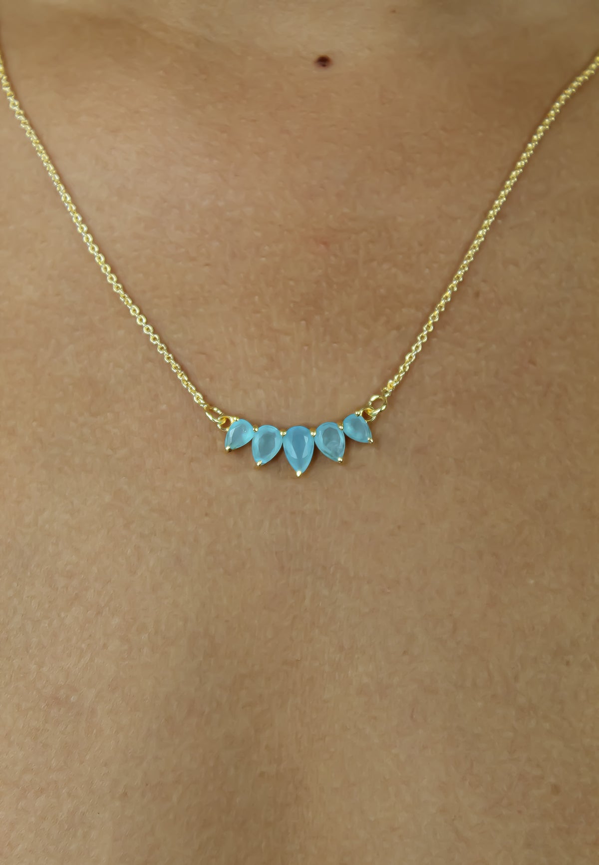 Sahara pendant necklace bombay sunset
