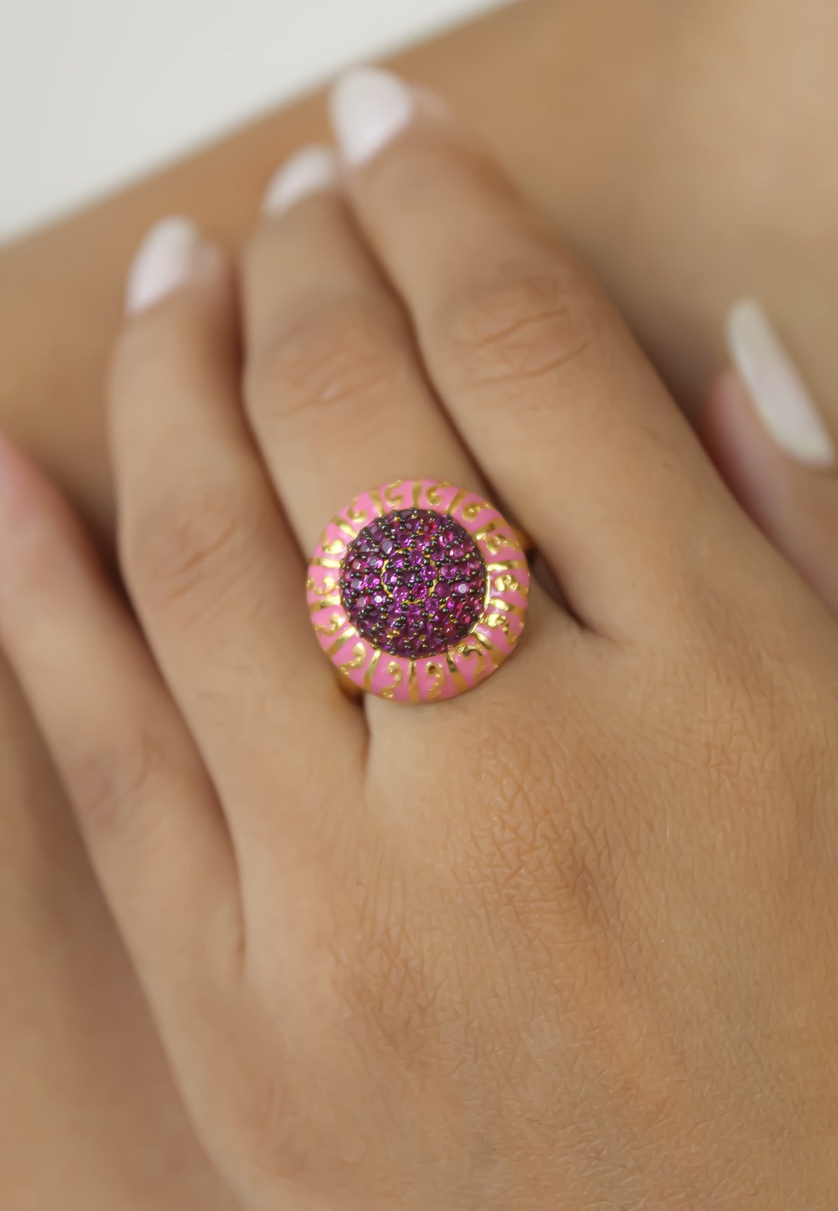 Small lily ring below 50 bridal bride earrings bridesmaid bridesmaids bombay sunset