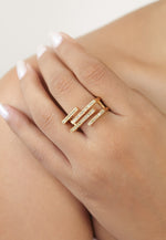 Cargar imagen en el visor de la galería, Anillo Golden Brick Bombay Be Sunset
