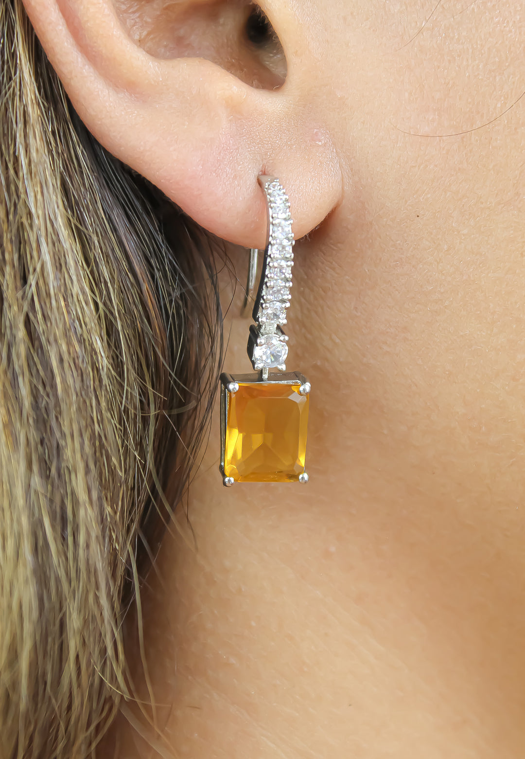benares earrings below 50 boda copper medium pendientes novia Bombay Sunset
