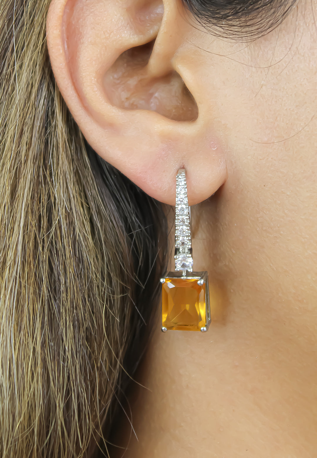 benares earrings below 50 boda copper medium pendientes novia Bombay Sunset