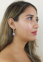 Load image into Gallery viewer, golden benares earrings Bombay Sunset
