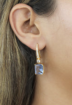 Load image into Gallery viewer, golden benares earrings Bombay Sunset
