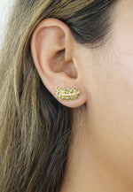 Bild in den Galerie-Viewer laden, golden wings earrings Bombay Sunset
