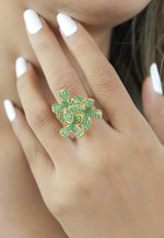 Cargar imagen en el visor de la galería, anillo de mariposa africana Bombay Be Sunset
