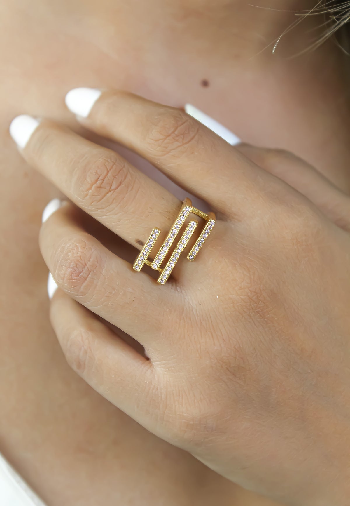 Brick ring below 50 bridal bride earrings bridesmaid bridesmaids bombay sunset