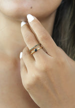 Load image into Gallery viewer, bari earring Bombay Sunset
