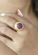 Cargar imagen en el visor de la galería, Anillo Lily pequeño Bombay Be Sunset
