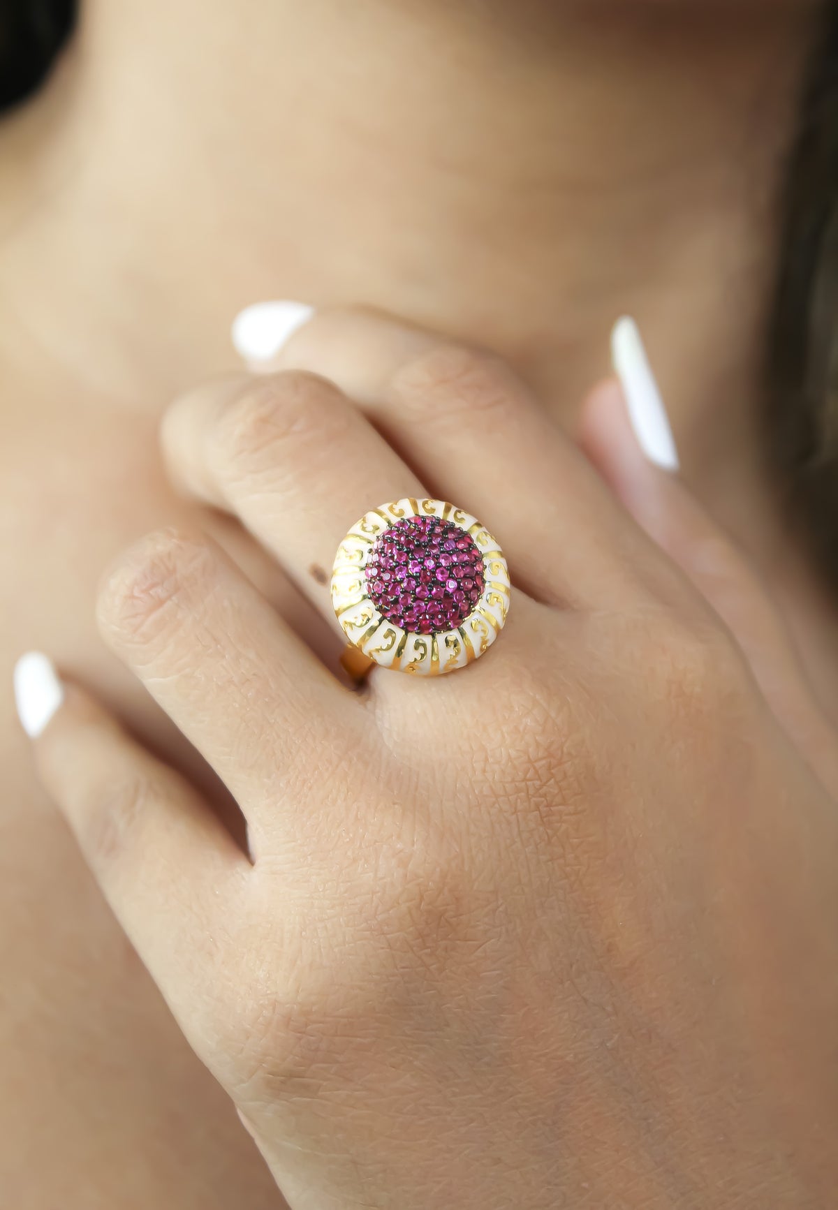 Small lily ring below 50 bridal bride earrings bridesmaid bridesmaids bombay sunset