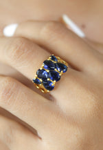 Load image into Gallery viewer, stepping stone ring Bombay Sunset
