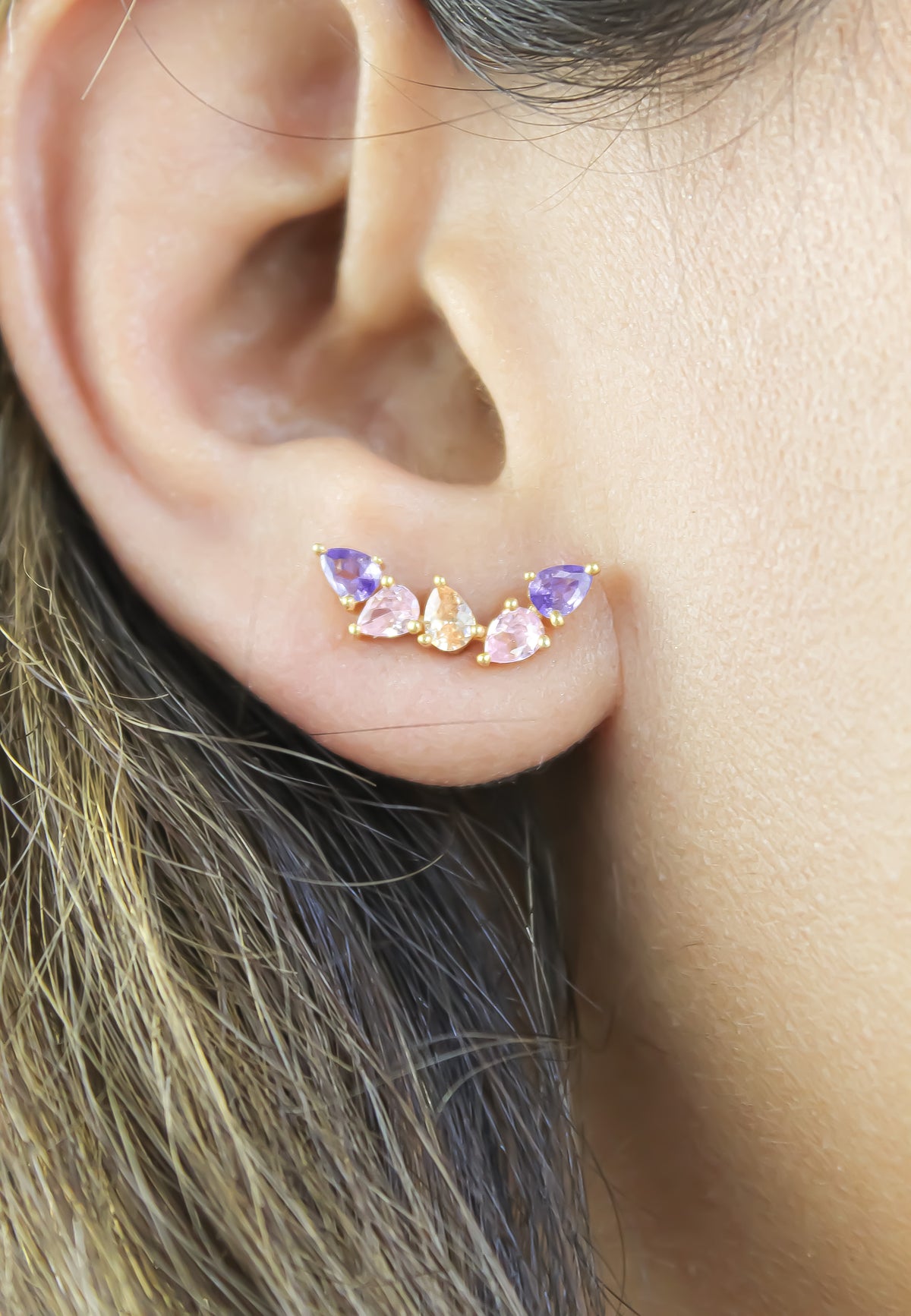 Gondola earrings bombay sunset