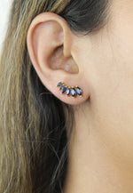 Bild in den Galerie-Viewer laden, stepping stone earrings Bombay Sunset

